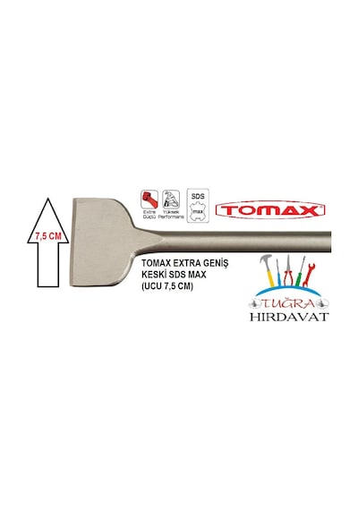 Tomax Sds Max Büyük Kırıcı Eksta Geniş Keski 18x400x75