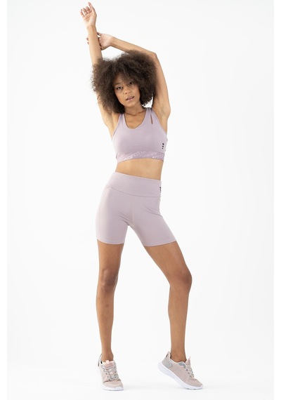 Maraton Active Slimfit Kadın Şort Koşu Lila Şort 22281-lila