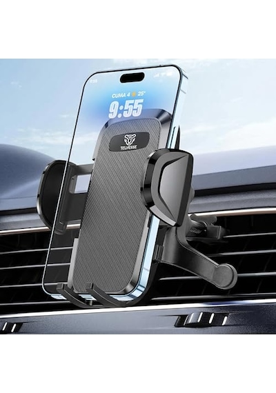 2 Modlu Klima + Torpido Araç Telefon Tutacağı Cam Havalandırma Vantuzlu Araba Telefon Tutucu Tt01 Diğer