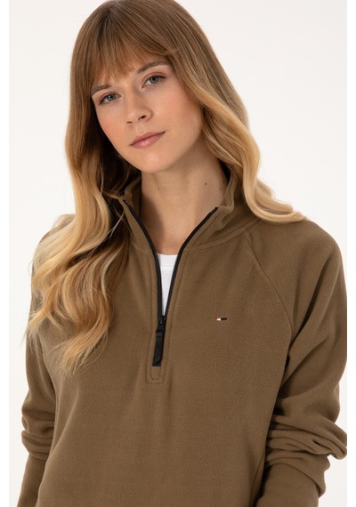 U.s. Polo Assn. Kadın Açık Haki Sweatshirt 50316714-vr183 Acık Hakı