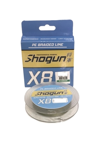 Shogun 8x 150 Mt 0,20mm İp Misina Dark Green - Standart