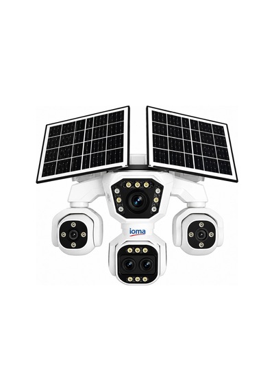 5 Lens 3 Ptz 4g Solar Camera Apache Io-sg408