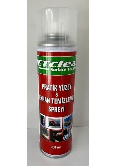 Jetclean 200ml Pratik Yüzey Ve Ekran Temizleme Spreyi