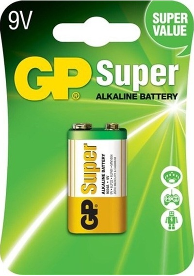 Gp 9 V Alkaline Pil Tekli Kart