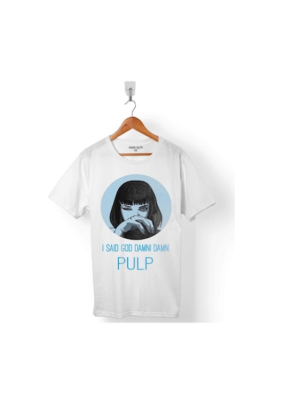 Pulp Fıctıon I Saıd Goddamn God Damn Ucuz Roman Erkek Tişört 001