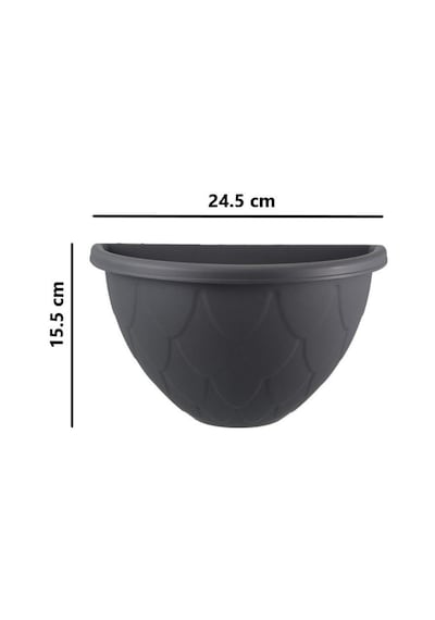 Omnipazar So-dd01 Dekoratif Damla Duvar Saksı 1.4 Litre No 1 Antrasit 116