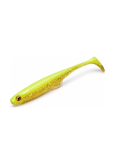 Daiwa Flat Junkie Duckfin Shad 3.5" 9cm Slikon Yem Hirame Chart Gold