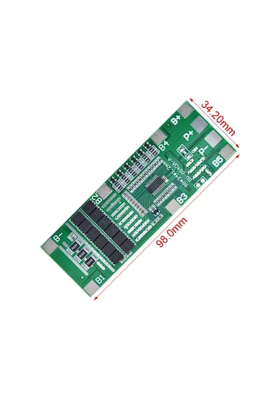 6s 40a Bms 24v 18650 Lityum Pil Şarj Koruma Devresi Balanslı