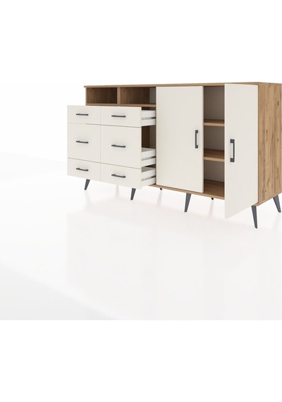 Hyperion Konsol 4 Raflı 6 Çekmeceli 2 Kapaklı 176x44x99 Çam-aytaşı Atlas Çam/aytası - Atlas Çam Hyperion Konsol 4 Raflı 6 Çekmeceli 2 Kapaklı 176x44x99 Çam-aytaşı Atlas Çam/aytası - Atlas Çam