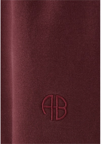 Anine Bing Kadın Jogger Pantolon Burgundy
