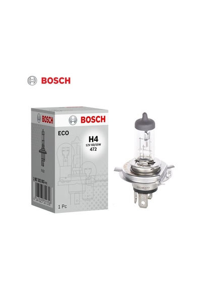 Bosch  12V H4 Ampul 60 55W 43T N11.1387