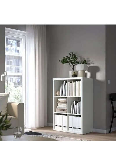 Ikea Kallax Açık Raf Ünitesi, Beyaz 77x112 Cm Beyaz