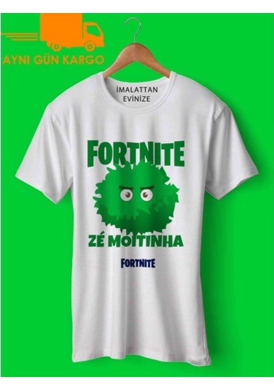 Fortnite Ze Moitinha Baskılı Tişört Tshirt Ücretsiz Kargo