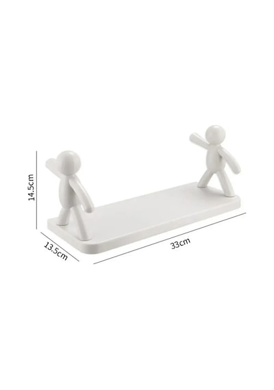 2 Li Banyo Mutfak Organizer Şampuan Kozmetik Baharat Kavanoz Düzenleyici Yapışkanlı Raf Çöp Adam Diğer