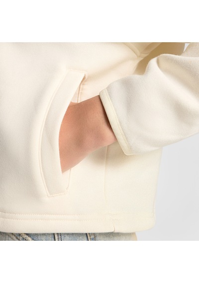 Converse Classic Kadın Yarım Fermuarlı Krem Sweatshirt