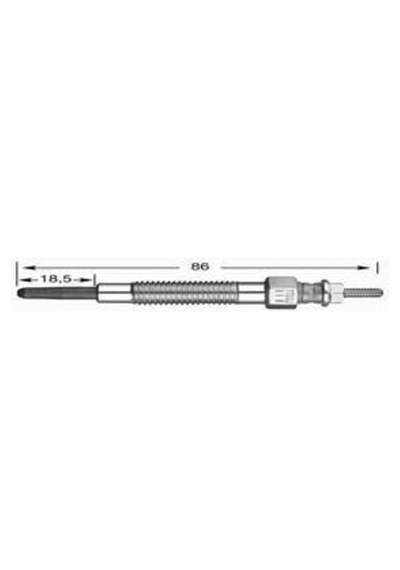 Ngk 6592 Isitma Kizdirma Bujisi L200 L300 Soklu Tip 517643458