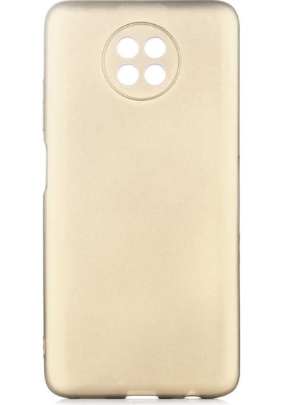 Xiaomi Redmi Note 9t Kılıf Zore Premier Silikon Kapak Gold