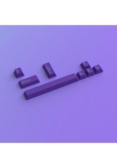 8 Tuşlu Mor Keycaps Tuş Takımı Tüm Mekanik Ve Manyetik Klavyeler İçin Uygundur