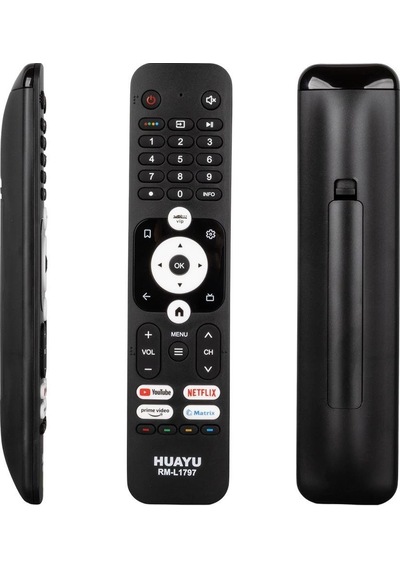 Huayu Rm-l1797 Haier Uyumlu Youtube-netflix-prime Video Tuşlu Lcd-led Tv Kumanda