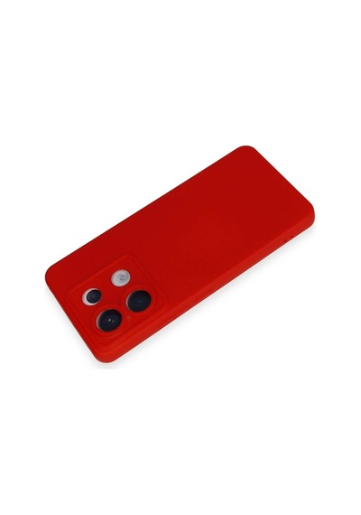 Herşeytrend Xiaomi Redmi Note 13 Pro 5g Kılıf Nano İçi Kadife Silikon - Kırmızı Çok Renkli