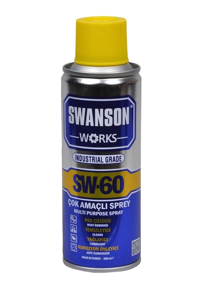 Swanson Works Sw-60 Pas Sökücü Korozyon Önleyici Çok Amaçlı Sprey 200 ML