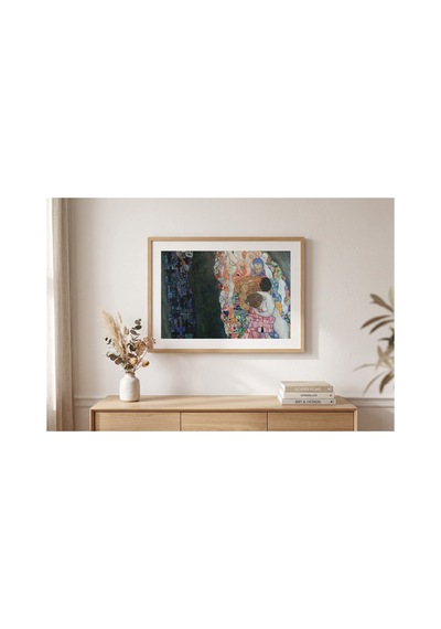 Klimt Ölüm Ve Yaşam Çerçevesiz Poster 30x42 Cm A3 Tablo Art Nouveau Duvar Dekoru Mat Fotoğraf Kağıdı