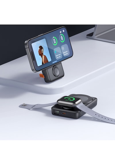 Mcdodo MC-1461 10000 mAh Apple Uyumlu iPhone ve Watch 2in1 Kablosuz Powerbank Mcdodo MC-1461 10000 mAh Apple Uyumlu iPhone ve Watch 2in1 Kablosuz Powerbank