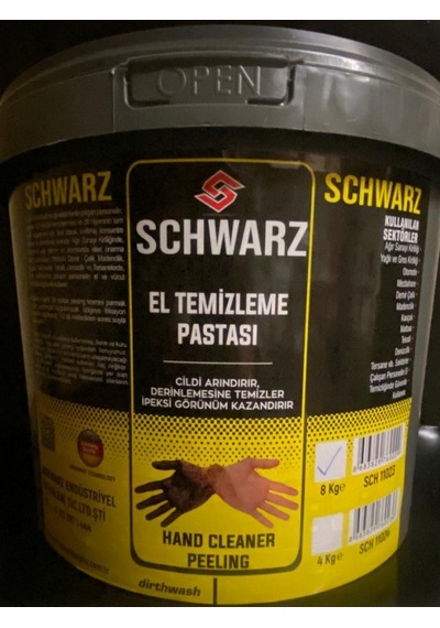 Schwarz 8 Kg El Pastası