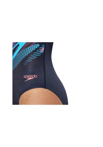 Speedo Speedo Digi Plmt Mdlt Af Navy Kadın Yüzücü Mayosu 8-00305518178 Lacivert Lacivert