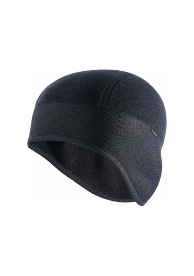 Evolite Aspen Windstopper Kulaklıklı Polar Bere Siyah S - M