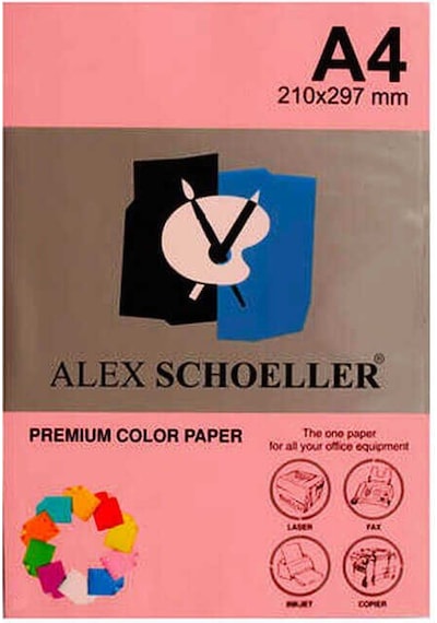 Alex Schoeller Fotokopi Kağıdı Renkli A4 500'lü 570 Pembe