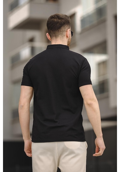 Oksit Erkek Slim Fit Kısa Kol Hakim Yaka Erkek Gömlek 001