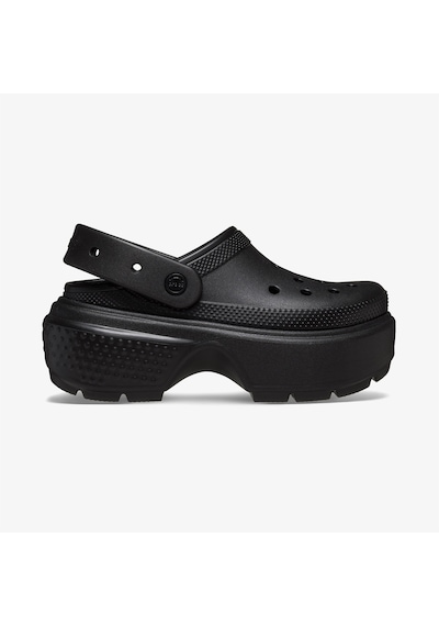 Crocs Stomp Kadın Siyah Terlik Düz 209347 Siyah