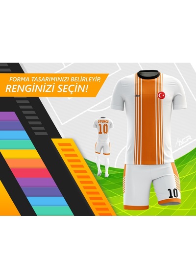 Acr Giyim Kişiye Özel Futbol Forması - Dizayn : Sütun