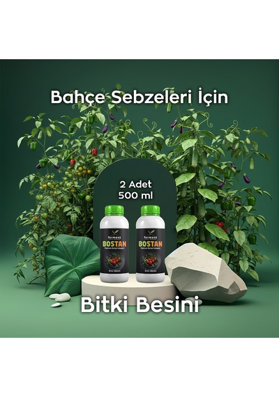Bostan İkili 500 Ml 2 Adet Bahçe Sebzeleri Ve Hobi Bahçeciliği İçin Doğal Lezzet Ve Yüksek Verim 500 ML