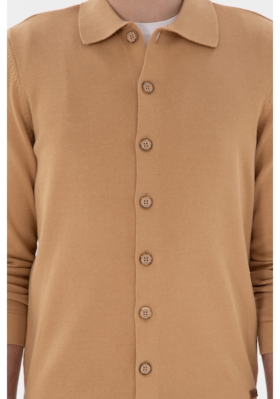 U.s. Polo Assn. Erkek Camel Hırka Triko 50298272-vr015 CAMEL