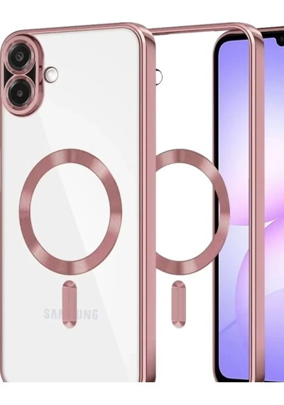 Newface Samsung Galaxy A07 4g Kross Magneticsafe Kapak - Rose Pembe