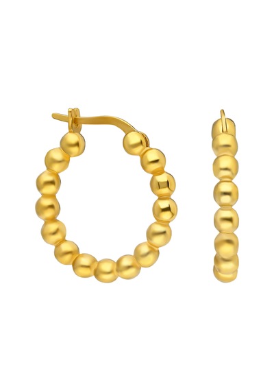 Boncuk Halka Küpe 719950 Gold