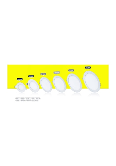 Cata Alüminyum Slim Panel Led Armatürler (3W-6W-9W-12W-15W-18W)