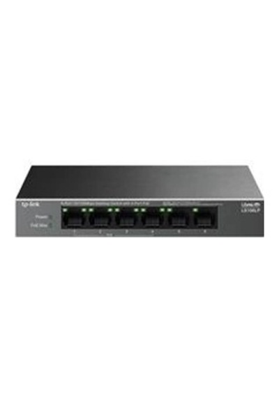 Tp-link Ls106lp 6 Port 10-100 Mbps 4 Port Poe+ 10-100 Mbps Switch Metal Kasa Kdo