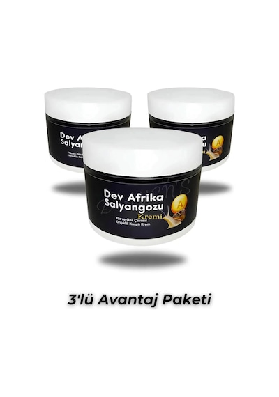 Süperr Markalar Das Dev Arfrika Salyangozu Krem 100 Ml X 3 Adet