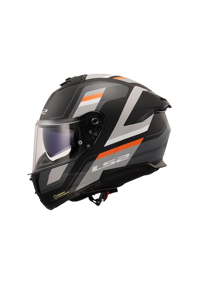 Ls2 Stream 2 Vintage Kask Gri Mat Siyah
