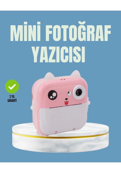 Anında Baskı Ve Yüksek Çözünürlüklü Çift Lensli Fotoğraf Makinesi Çok Renkli