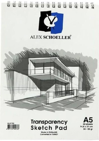 Alex 50/55gr.a5 30.lu Sipiralli Eskiz Blok