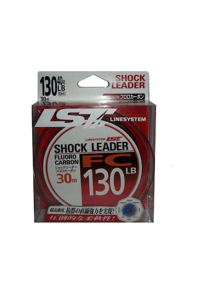 Linesystem Fluoro Carbon 30mt Shock Leader Misina - 130lb
