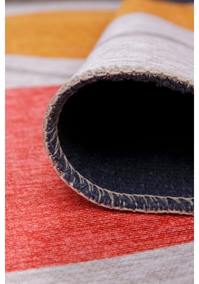 Funk Modern Dokuma Pamuk Polyester Renkli Halı (Al 405)