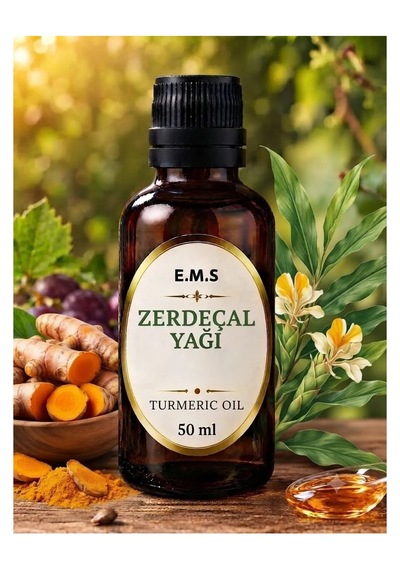 50 Ml Zerdeçal Yağı %100 Saf Soğuk Pres.