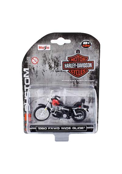 Maisto 1:24 Harley-Davidson 1980 Fxwg Wide Glide Motorsiklet