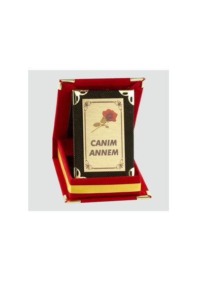 Canım - 413 - Annem - Nazblsmm - Plaketi Kırmızı