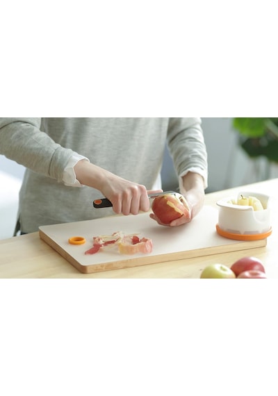 Tr Sabit Bıçaklı Soyucu, Uzunluk: 18 Cm, Çelik/plastik, Fonksiyonel Şekil, Siyah/turuncu, 1014418 Genel